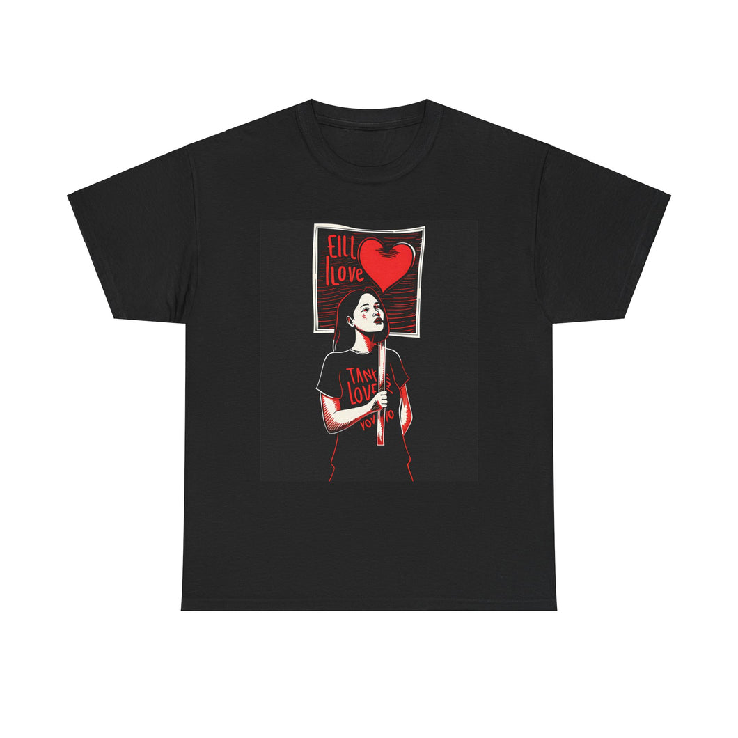Fill Love - Women's Heavy Cotton Tee