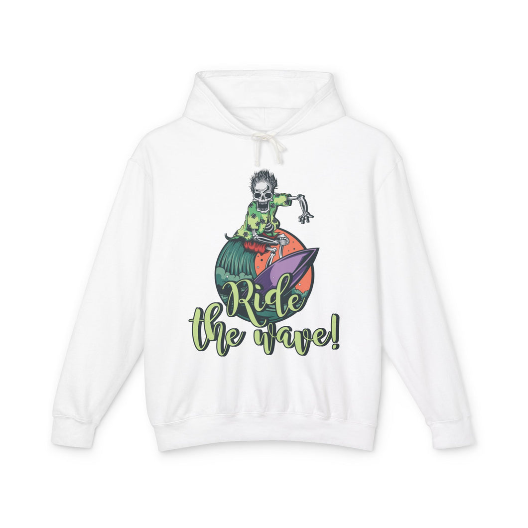 Ride The Wave! - Unisex Lightweight Cotton Hoodies