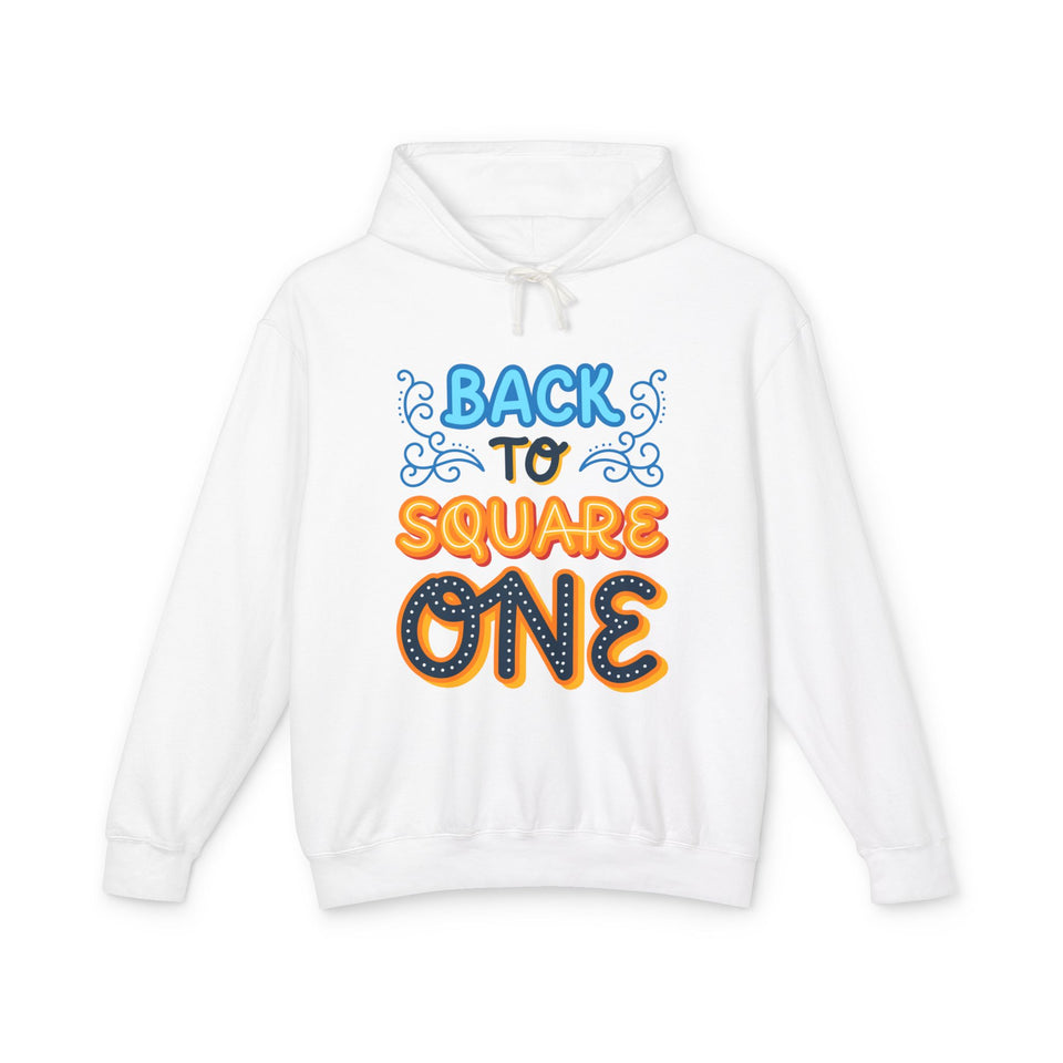 Back To Square One - Unisex Lightweight Cotton Hoodies