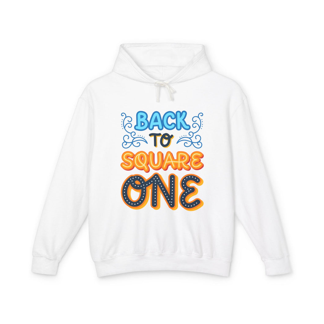 Back To Square One - Unisex Lightweight Cotton Hoodies