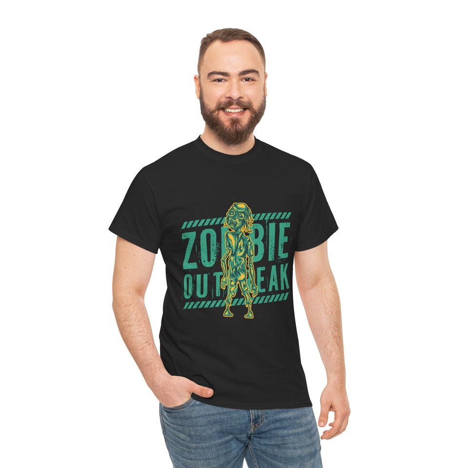 Zombie Outbreak - Unisex Heavy Cotton Tee