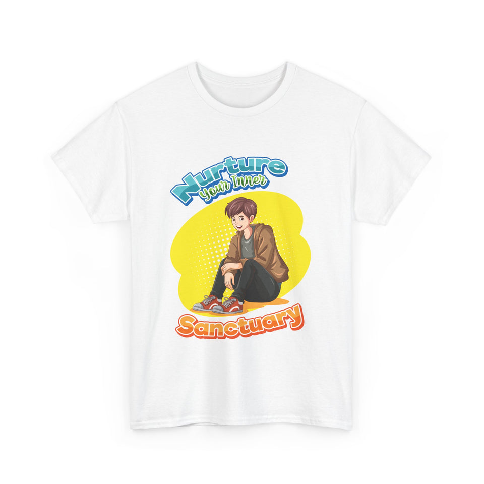 Nurture Your Inner Sanctuary - Men's Heavy Cotton Tee