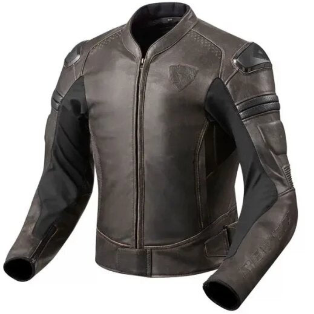 Classic Black Brando Motorcycle Premium Cowhide Leather Jacket For Men