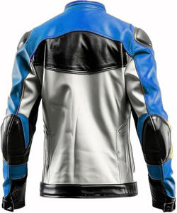 Trendy Motorcycle Genuine Sheepskin Leather Cafe Racer Jacket For Men
