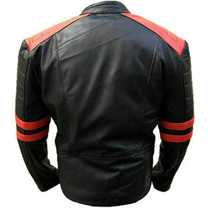 Winter Classic Black Rider Quilted Brando Pure Leather Jacket For Men