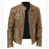 Winter Black Sleek Motorcycle Premium Sheepskin Leather Jacket For Men